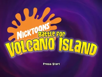 Nicktoons - Battle for Volcano Island screen shot title
